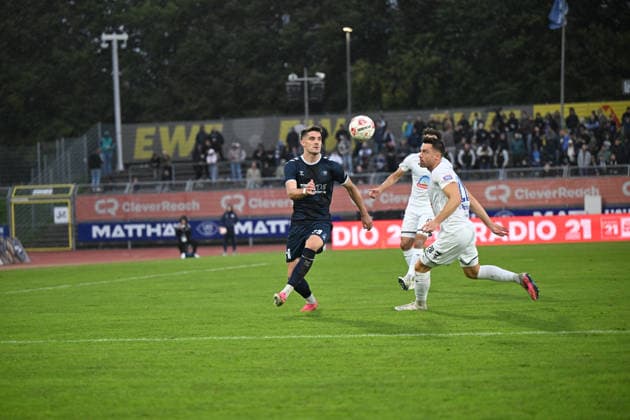 19.09.2026, GER, Fussball, Regionalliga Nord, 10.Spieltag, Saison 2026 2027, Oldenburg, Marschwegstadion, VfB Oldenburg vs SSV Jeddeloh II Mats FACKLAM( VfB Oldenburg 29 ) Oldenburg Marschwegstadion Niedersachsen Deutschland Copyright: xnordphotoxGmbHx xRojahnx