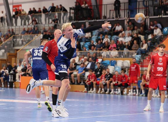 GER HBL2 Saison 2026 2027 VfL Potsdam vs EULEN Ludwigshafen, 19.09.26, MBS Arena, Potsdam Tim HILDENBRAND (1.VfL Potsdam 20)