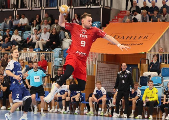 GER HBL2 Saison 2026 2027 VfL Potsdam vs EULEN Ludwigshafen, 19.09.26, MBS Arena, Potsdam Marc-Robin EISEL (Eulen Ludwigshafen 9)