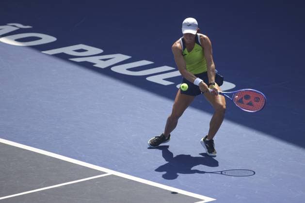 RECORD DATE NOT STATED Kaitlin Quevedo defeats Anna Blinkova and advances to the SP Open final. Sao Paulo (SP), 09 19 2026 Tennis SP Open Spaniard Kaitlin Quevedo defeated Frenchwoman Anna Blinkova by 2 sets to 1, with partial scores of 6 4, 2 6 and 6 4, this Saturday (19), in the semifinals of the SP Open, at Villa-Lobos Park, in Sao Paulo.(Foto: Leco Viana Thenews2 imago images) SPO  Copyright: xLecoxVianax