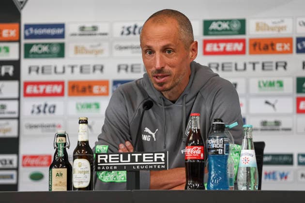 Interims-Trainer Jan-Moritz Lichte (Borussia Moenchengladbach) bei der Pressekonferenz waehrend des Spiels der 1. Bundesliga zwischen Borussia Moenchengladbach und 1. FSV Mainz 05, ista-Borussia-Park am 19. September 2026 in Moenchengladbach, Deutschland. (Foto von Oliver Kaelke DeFodi Images) +++ Interims-Trainer Jan-Moritz Lichte (Borussia Moenchengladbach) at the press conference, PK, Pressekonferenz during the Bundesliga match between Borussia Moenchengladbach and 1. FSV Mainz 05 at ista-Borussia-Park on September 19, 2026 in Moenchengladbach, Germany. (Photo by Oliver Kaelke DeFodi Images) DFB DFL REGULATIONS PROHIBIT ANY USE OF PHOTOGRAPHS AS IMAGE SEQUENCES AND OR QUASI-VIDEO. (Photo by Oliver Kaelke DeFodi Images) -