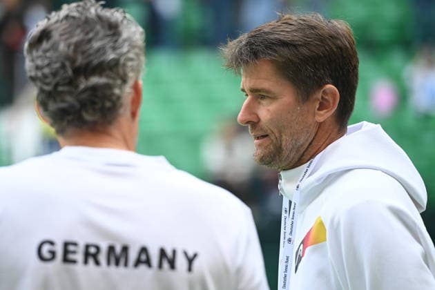 Michael KOHLMANN, Kapitaen (GER) match1: Alexander ZVEREV (GER) - Matej DODIC (CRO) Deutschland (GER) - Kroatien (CRO) Tennis Davis Cup Qualifiers Round 2 am 19.09.2026 in der Heristo Arena Halle Westfalen, Deutschland. Â