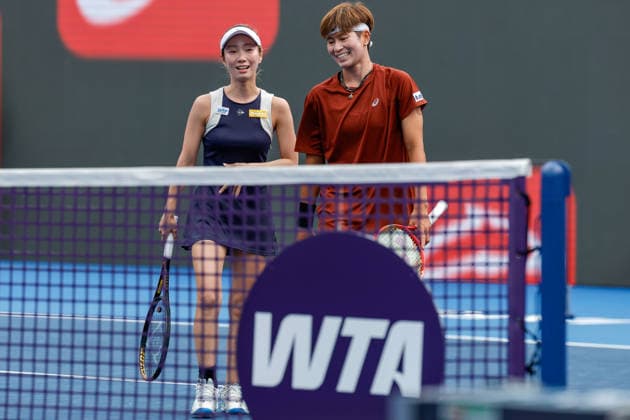 WTA, Tennis Damen GUADALAJARA OPEN 2026 WTA GUADALAJARA OPEN 2026 CRISTINA BUCSA NICOLE MELICHAR VS MOMOKO KOBORI PEANGTARN PLIPUECH 19092026 GUADALAJARA, JALISCO. Action photo of Momoko Kobori and Peangtarn Plipuech, during the doubles final match of the WTA Guadalajara Open 2026, held at the Centro Panamericano de Tenis of Guadalajara, Jalisco, Mexico. Foto de accion de Momoko Kobori y Peangtarn Plipuech, durante el juego de la final de dobles del WTA Guadalajara Open 2026 celebrado en el Centro Panamericano de Tenis de Guadalajara, Jalisco, Mexico. PHOTO BY IMAGENSHOP AGENCIA FOTOGRAFICA GUADALAJARA JALISCO MEXICO Copyright: xIMAGENSHOPxAGENCIAxFOTOGRAFICAx