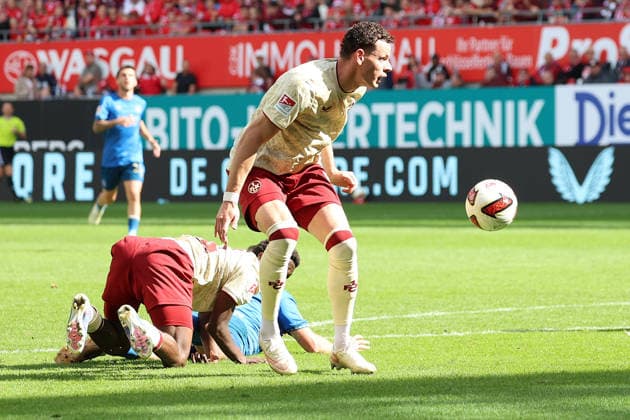 19.09.2026, xrekx, Fussball 2.Bundesliga, 1.FC Kaiserslautern - Eintracht Braunschweig v.l. Tor zum 1:0 Erencan YardÄ±mc (1.FC Kaiserslautern) (DFL DFB REGULATIONS PROHIBIT ANY USE OF PHOTOGRAPHS as IMAGE SEQUENCES and or QUASI-VIDEO) Kaiserslautern