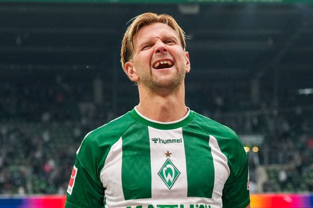 Niklas Füllkrug (Werder Bremen, 10), Freude, Gesichtsausdruck, Emotion, Mimik, Deutschland: Fussball, Bundesliga, Saison 2026 27, 4. Spieltag, 19.09.2026, Werder Bremen vs FC Augsburg, Weserstadion (Bremen) Copyright: xLeonxFrickx