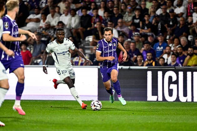 FOOTBALL : Toulouse vs Le Havre- 5eme Journee de Ligue 1 McDonald S - Toulouse - 19 09 2026 Kristian Sigur (tfc) Toulouse  Copyright: xThierryxBretonx