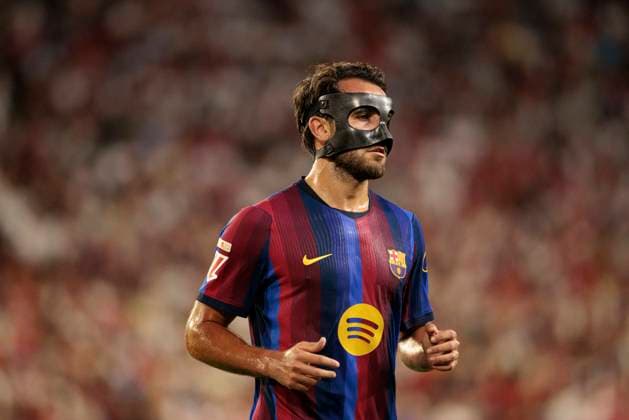 September 19, 2026, Seville, Spain: Eric Garcia FC Barcelona, Barca seen in action during LaLiga EA SPORTS 2026 2027 game between teams of Sevilla FC and FC Barcelona. Seville Spain - ZUMAs197 20260919_aaa_s197_295 Copyright: xMaciejxRogowskix