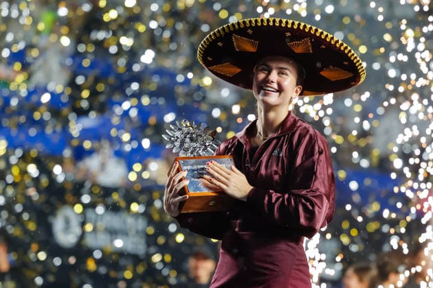 WTA, Tennis Damen GUADALAJARA OPEN 2026 WTA GUADALAJARA OPEN 2026 PEYTON STEARNS VS IVA JOVIC 19092026 GUADALAJARA, JALISCO. Action photo of Iva Jovic of the United States, champion of the singles tournament of the WTA Guadalajara Open 2026, held at the Centro Panamericano de Tenis of Guadalajara, Jalisco, Mexico. Foto de accion de Iva Jovic de Estados Unidos, campeona del torneo de singles del WTA Guadalajara Open 2026 celebrado en el Centro Panamericano de Tenis de Guadalajara, Jalisco, Mexico PHOTO BY IMAGENSHOP AGENCIA FOTOGRAFICA GUADALAJARA JALISCO MEXICO Copyright: xIMAGENSHOPxAGENCIAxFOTOGRAFICAx