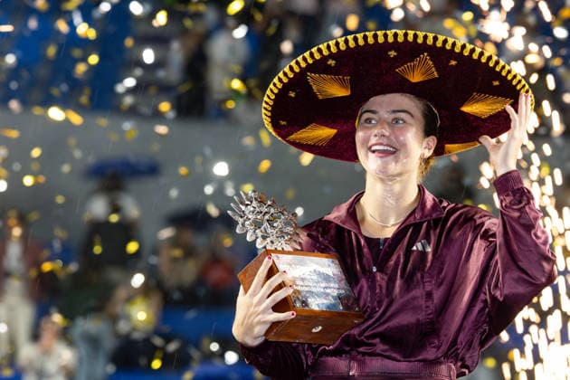WTA, Tennis Damen GUADALAJARA OPEN 2026 WTA GUADALAJARA OPEN 2026 PEYTON STEARNS VS IVA JOVIC 19092026 GUADALAJARA, JALISCO. Action photo of Iva Jovic of the United States, champion of the singles tournament of the WTA Guadalajara Open 2026, held at the Centro Panamericano de Tenis of Guadalajara, Jalisco, Mexico. Foto de accion de Iva Jovic de Estados Unidos, campeona del torneo de singles del WTA Guadalajara Open 2026 celebrado en el Centro Panamericano de Tenis de Guadalajara, Jalisco, Mexico PHOTO BY IMAGENSHOP AGENCIA FOTOGRAFICA GUADALAJARA JALISCO MEXICO Copyright: xIMAGENSHOPxAGENCIAxFOTOGRAFICAx