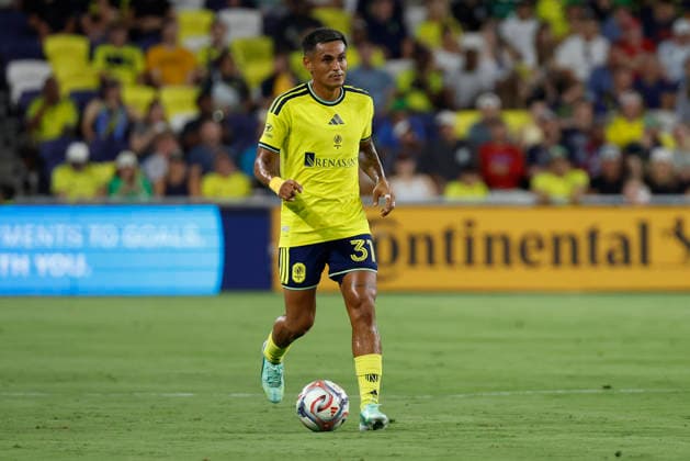 NASHVILLE, TN - SEPTEMBER 19: Nashville SC defender Andy N‡jar (31) during a match between Nashville SC and Chicago Fire FC, September 19, 2026 at GEODIS Park in Nashville, Tennessee. (Photo by Matthew Maxey Icon Sportswire) SOCCER: SEP 19 MLS, Fussball Herren, USA Nashville SC vs Chicago Fire FC EDITORIAL USE ONLY Icon260919021