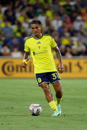 NASHVILLE, TN - SEPTEMBER 19: Nashville SC defender Andy N‡jar (31) during a match between Nashville SC and Chicago Fire FC, September 19, 2026 at GEODIS Park in Nashville, Tennessee. (Photo by Matthew Maxey Icon Sportswire) SOCCER: SEP 19 MLS, Fussball Herren, USA Nashville SC vs Chicago Fire FC EDITORIAL USE ONLY Icon260919022