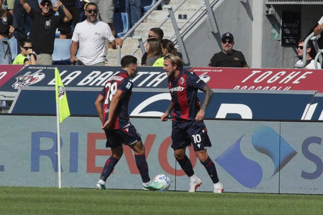 Bologna FC v Torino FC - Serie A 2026 27 Federico Bernardeschi of Bologna FC celebrates after scoring during the Bologna BFC vs Torino FC match in the 5th round of the Serie A Enilive 2026-27 season at the Renato Dall Ara stadium in Bologna, Italy, on September 19, 2026. Bologna Italy  Copyright: xDavidexCasentinix originalFilename:casentini-bolognab260919_nppT4.jpg