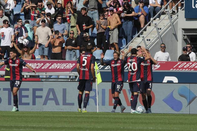 Bologna FC v Torino FC - Serie A 2026 27 Federico Bernardeschi of Bologna FC celebrates after scoring during the Bologna BFC vs Torino FC match in the 5th round of the Serie A Enilive 2026-27 season at the Renato Dall Ara stadium in Bologna, Italy, on September 19, 2026. Bologna Italy  Copyright: xDavidexCasentinix originalFilename:casentini-bolognab260919_npVKy.jpg