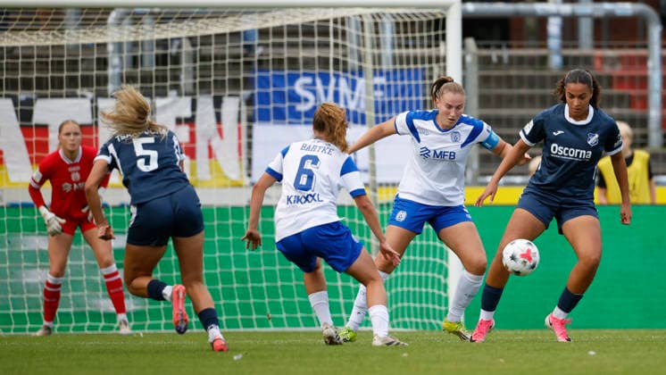 20.09.2026, Hänsch-Arena, Meppen, GER, Frauenfußball, 2. Bundesliga: SV Meppen vs SC Sand, Nina Rolfes (SV Meppen 3) DFL REGULATIONS PROHIBIT ANY USE OF PHOTOGRAPHS AS IMAGE SEQUENCES AND OR QUASI-VIDEO. Meppen Niedersachsen Hänsch-Arena