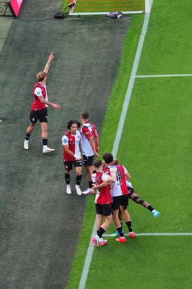 Eredivisie: Feyenoord Rotterdam v FC Utrecht Rotterdam - Gjivai Zechiel of Feyenoord during the seventh competition round of the 2026 2027 Eredivisie season. The match is set between Feyenoord Rotterdam and FC Utrecht at Stadion Feijenoord De Kuip on 20 September 2026 in Rotterdam, The Netherlands. Copyright: xTomxBodex