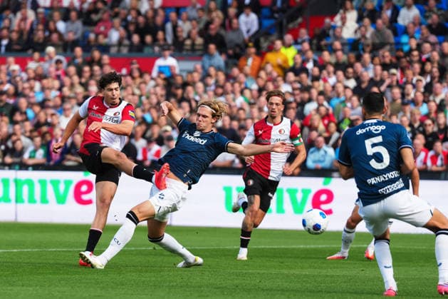 Eredivisie: Feyenoord Rotterdam v FC Utrecht Rotterdam - Nacho Ferri of Feyenoord, Matisse Didden of FC Utrecht during the seventh competition round of the 2026 2027 Eredivisie season. The match is set between Feyenoord Rotterdam and FC Utrecht at Stadion Feijenoord De Kuip on 20 September 2026 in Rotterdam, The Netherlands. Copyright: xYannickxVerhoevenx
