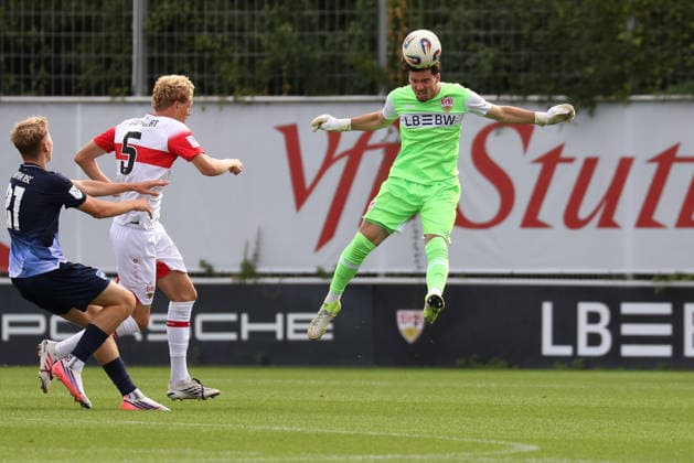 20.09.2026, Deutschland, Stuttgart, Fußball A-Junioren DFB Pokal Achtelfinale, Saison 2025 2026, Fußball VfB Stuttgart U19 vs. Hertha BSC U19, Tom Walz (VfB)
