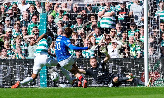 20.09.2026 Celtic v Rangers, SPFL Premiership : Ryan Naderi opens the scoring for Rangers 0-1  Copyright: xKennyxRamsayx NINTCHDBPICT001109855790