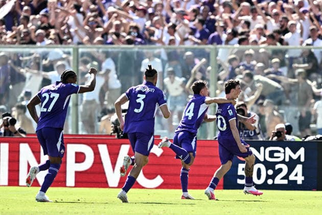 Mp Firenze 20 09 2026 - campionato di calcio serie A Fiorentina-Napoli foto Matteo Papini Image nella foto: esultanza gol Alex Jimenez 