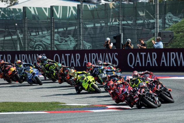 MOTORSPORTS - MotoGP, GP of Austria 2026 SPIELBERG,AUSTRIA,20.SEP.26 - MOTORSPORTS - MotoGP, Grand Prix of Austria, Red Bull Ring. Image shows the warm up lap.  GEPAxpictures xMatthiasxTrinkl