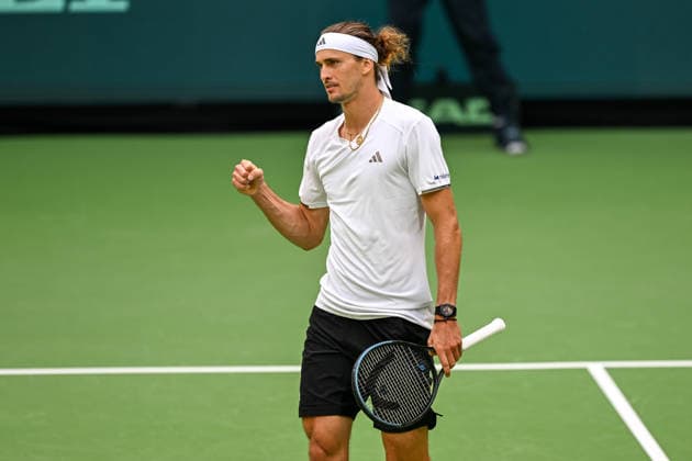 Alexander Zverev GER ballt die Faust zum Sieg 20.09.2026 ¢ Tennis ¢ Davis Cup Qualifiers 2. Runde ¢ Deutschland vs Kroatien , heristo-arena, Halle (Westfalen), NRW Germany