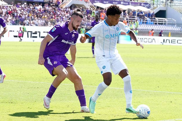 FLORENCE, ITALY, SEPTEMBER 20: David Neres of SSC Napoli during the Serie A match between ACF Fiorentina and SSC Napoli in Florence, Italy. Copyright: xFOTOAGENZIAx