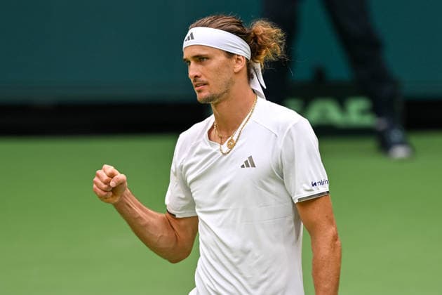 Alexander Zverev GER ballt die Faust zum Sieg 20.09.2026 ¢ Tennis ¢ Davis Cup Qualifiers 2. Runde ¢ Deutschland vs Kroatien , heristo-arena, Halle (Westfalen), NRW Germany
