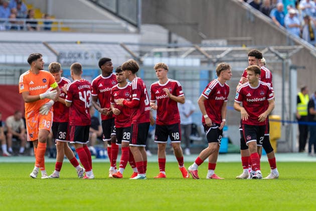 Fußball - Herren - Regionalliga Bayern - Saison 2026 2027 - 10. Spieltag - 20.09.2026 - TSV 1860 Muenchen - 1. FC Nuernberg II 1. FC Nuernberg II Kreis Muenchen Stadion a.d. Gruenwalder Strasse Bavaria Deutschland