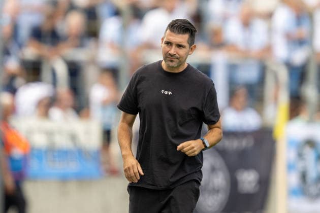 Alper Kayabunar, Cheftrainer (TSV 1860 Muenchen), TSV 1860 Muenchen vs. FC Nuernberg II, Fussball, Regionalliga Bayern, 10. Spieltag, 20.09.2026 DFB regulations prohibit any use of photographs as image sequences and or quasi-video Muenchen Bayern Deutschland