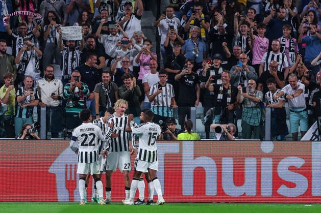 Juventus FC vs NEC Nijmegen, UEFA Europa League football, Turin, Italy Nick Woltemade of Juventus FC celebrates after scoring a goal during UEFA Europa League 2026 27 League Phase - Matchday 1 football match between Juventus FC and N.E.C. Nijmegen. Italy, Turin, Allianz Stadium  Copyright: xGonzalesxPhoto FCIx