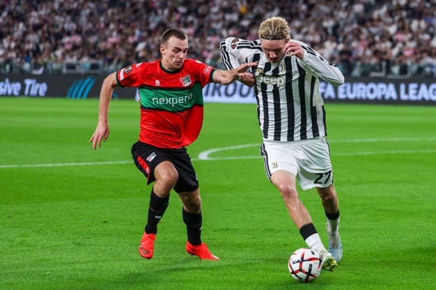 Juventus FC vs NEC Nijmegen, UEFA Europa League football, Turin, Italy Nick Woltemade of Juventus FC seen in action during UEFA Europa League 2026 27 League Phase - Matchday 1 football match between Juventus FC and N.E.C. Nijmegen. Italy, Turin, Allianz Stadium  Copyright: xGonzalesxPhoto FCIx