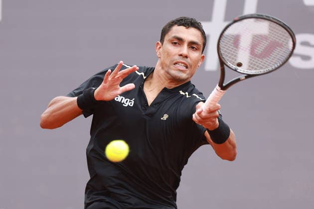 SZCZECIN, 20.09.2026 TURNIEJ TENISA ZIEMNEGO ATP, Tennis Herren CHALLENGER - ATP CHALLENGER INVEST IN SZCZECIN OPEN 2026 NZ THIAGO MONTEIRO FOT. KRZYSZTOF CICHOMSKI NEWSPIX.PL --- newspix.pl 