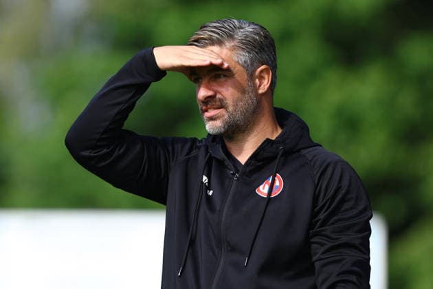 Özden Kocadal (Trainer, FC Eintracht Norderstedt) Fußball I Herren I Regionalliga Nord I Saison 2026-2027 I 10. Spieltag I FC Eintracht Norderstedt - SV Werder Bremen U23 I 20.09.2026 I Edmund-Plambeck-Stadion