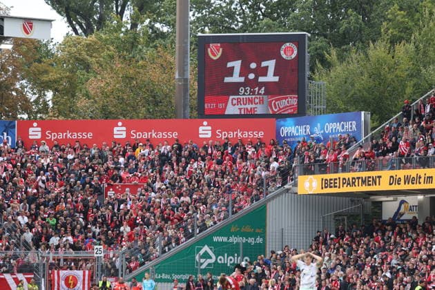 1-1 endet die Partie Fussball 2. Bundesliga 2026 2027 FC Energie Cottbus - FC St. Pauli