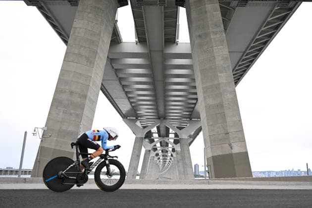 2026 UCI Road World Championships Picture by Zac Williams SWpix.com - 20 09 2026 - Cycling - 2026 UCI Road World Championships - MontrÃ al, Canada - Women Elite Individual Time Trial (ITT) - Lotte Claes (Belgium) Copyright: x xSWpix.comx(t axPhotographyxHubxLtd)xZacxWilliams SWpix.comx SWP-3521-0052