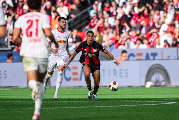 LEVERKUSEN, GERMANY - 20 SEPTEMBER, 2026: Facundo Medina - The Bundesliga match Bayer 04 Leverkusen vs. RB Leipzig at BayArena.  Copyright: xVitaliixKliuievx