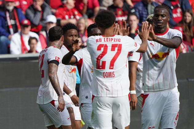 Leverkusen Fussball, 1.BL saison 2026 2027 Bayer 04 Leverkusen vs RB Leipzig, 20.09.2026, Bayarena Leverkusen RB Leipzig jubeln