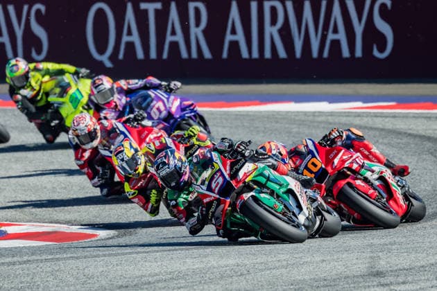 MOTORSPORTS - MotoGP, GP of Austria 2026 SPIELBERG,AUSTRIA,20.SEP.26 - MOTORSPORTS - MotoGP, Grand Prix of Austria, Red Bull Ring. Image shows Johann Zarco (FRA CASTROL Honda LCR) and Luca Marini (ITA Honda HRC Castrol).  GEPAxpictures xMatthiasxTrinkl