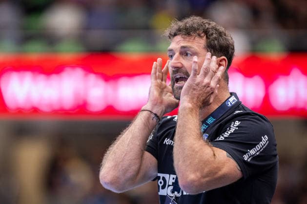 Florian Kehrmann (TBV Lemgo Lippe, Trainer) reagiert GER, TBV Lemgo Lippe vs. HC Erlangen, Handball, 1. Bundesliga, 5. Spieltag, Spielzeit 2026 2027, 20.09.2026 GER, TBV Lemgo Lippe vs. HC Erlangen, Handball, 1. Bundesliga, 5. Spieltag, Spielzeit 2026 2027, 20.09.2026 Lemgo Copyright: xEibner-Pressefoto JanxRollingerx EP_JSK