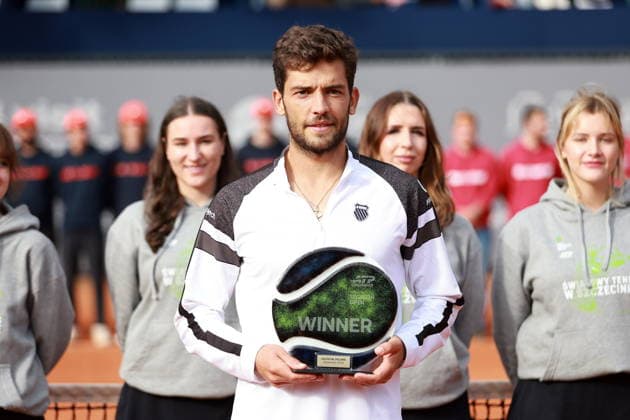 SZCZECIN, 20.09.2026 TURNIEJ TENISA ZIEMNEGO ATP, Tennis Herren CHALLENGER - ATP CHALLENGER INVEST IN SZCZECIN OPEN 2026 NZ NIKOLAS SANCHEZ IZQUIERDO ZWYCIEZCA TURNIEJU NIKOLAS SANCHEZ IZQUIERDO WINNER OF THE TOURNAMENT FOT. KRZYSZTOF CICHOMSKI NEWSPIX.PL --- newspix.pl 