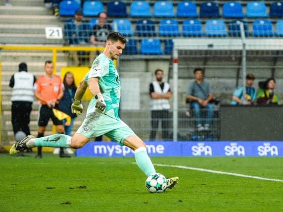 20.09.2026, xwppx, Fussball 3.Liga, SV Waldhof Mannheim - Preußen Münster v.l. Morten Behrens (Preußen Münster)