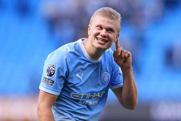 Manchester City v Sunderland 20th September 2026 - Premier League - Manchester City v Sunderland - Erling Haaland of Manchester City reacts - Photo: Simon Stacpoole Offside. Manchester UK Copyright: xSimonxStacpoolexOffside