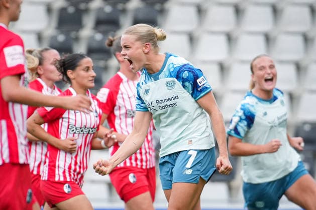 Fussball, Google Pixel Frauen-Bundesliga, 5. Spieltag, 2026 2027, SC Freiburg vs. Bayer 04 Leverkusen, 20.09.2026, Dreisamstadion, Freiburg, Cornelia Kramer (Bayer 04 Leverkusen, 07) Tor, Elfmeter, Freiburg Dreisamstadion Baden-Württemberg Deutschland Copyright: xFINLEYxMÖRCHx