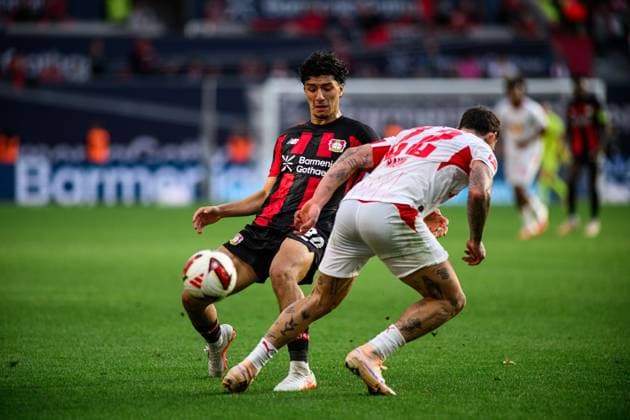 LEVERKUSEN, GERMANY - 20 SEPTEMBER, 2026: Ibrahim Maza - The Bundesliga match Bayer 04 Leverkusen vs. RB Leipzig at BayArena.  Copyright: xVitaliixKliuievx