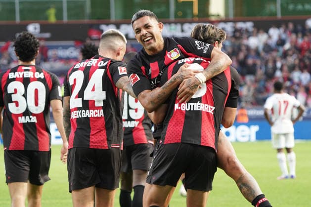 Leverkusen Fussball, 1.BL saison 2026 2027 Bayer 04 Leverkusen vs RB Leipzig, 20.09.2026, Bayarena Leverkusen Facundo Medina Bayer 04 Leverkusen Aktion, Einzelbild
