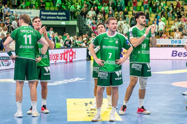 OPEL Handball Bundesliga; HSG Wetzlar - VfL Gummersbach, 20.09.26 Dominik Mappes (HSG Wetzlar, 7), Petter Oeverby (HSG Wetzlar, 11), Josip Simic (HSG Wetzlar, 10), Doruk Pehlivan (HSG Wetzlar, 19) OPEL Handball Bundesliga; HSG Wetzlar - VfL Gummersbach: Wetzlar, 20.09.26 Copyright: xBEAUTIFULxSPORTS Roeczeyx