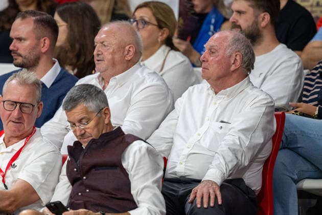 Uli Hoeness Aufsichtsratsmitglied FC Bayern Muenchen eV sowie Ehrenpraesident des FC Bayern, FC Bayern Basketball - BMA365 Bamberg Baskets, BBL, 1. Spieltag, 20.09.2026 Muenchen Bayern Deutschland