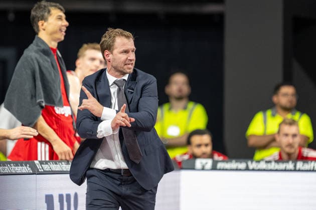 Chefcoach Anton Gavel (FC Bayern Basketball), FC Bayern Basketball - BMA365 Bamberg Baskets, BBL, 1. Spieltag, 20.09.2026 Muenchen Bayern Deutschland