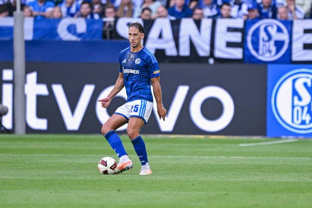 20.09.2026, Fussball, Saison 2026 2027, Bundesliga, FC Schalke 04 - SV Elversberg, Nikola Katic (FC Schalke 04) xRHR-FOTO YYx Copyright: KROEGER RHR-FOTOx RHR-FOTO YY