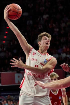 Deutsche Basketball Bundesliga (BBL), FC Bayern München Basketball vs BMA365 BAMBERG BASKETS, München FC Bayern Basketball, Bamberg Baskets MBA365, 2026-09-20 in München (BMW Park) BALINT Richard (BMA365 Bamberg BASKETS Point Guard (PG) Nr11-BAM11) sportworld München BMW Park Bayern Deutschland